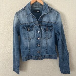 Kut from the Kloth Faded Blue Jean Jacket